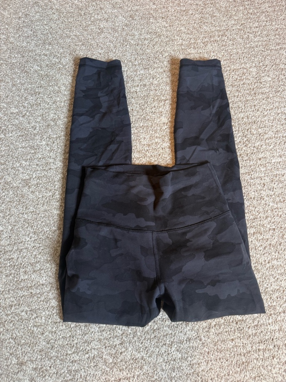 lululemon athletica Black Camo High-Rise Leggings